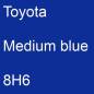 Preview: Toyota, Medium blue, 8H6.